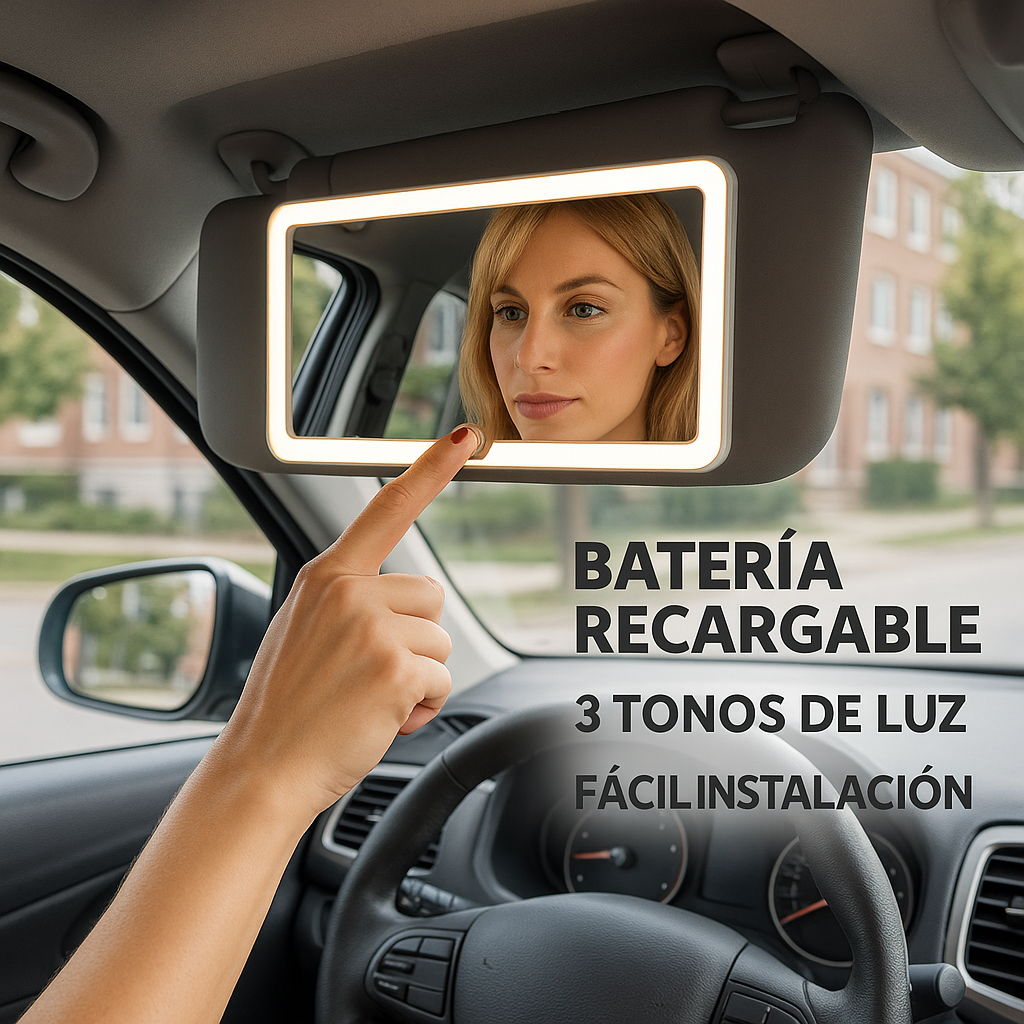 Miniatura 2 de Espejo Para carro Luz Led